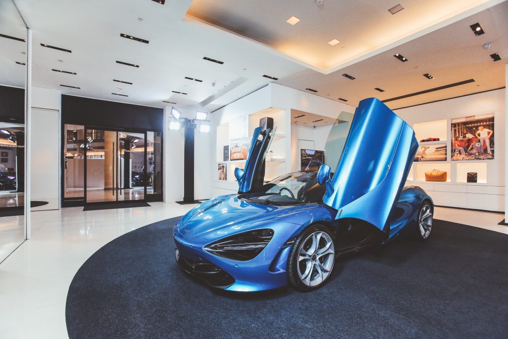 The McLaren Showcase in Bangkok campaign work by Group Z International
