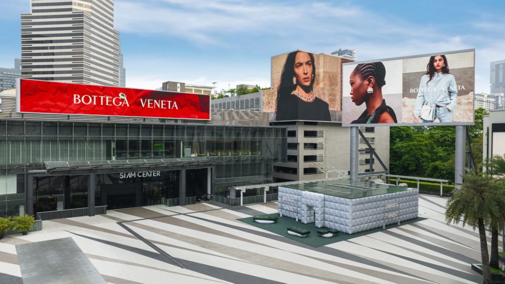Bottega Veneta pop-up store at Parc Paragon. campaign work by Group Z International