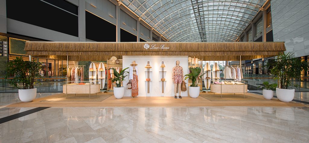 Loro Piana Summer Resort Pop-Up At Marina Bay Sands campaign work by Group Z International